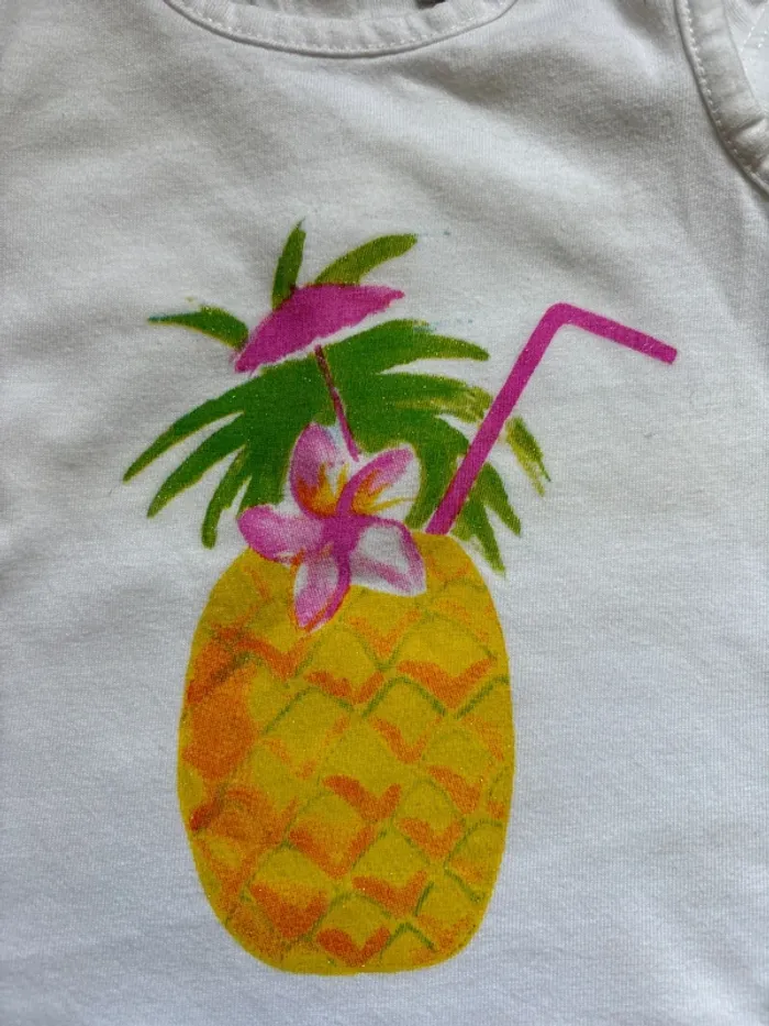 Ensemble T shirt et jupe 3 mois Grain de blé - photo numéro 3