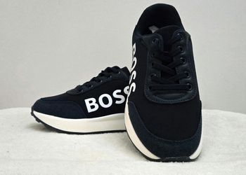 Hugo Boss Kids – Baskets BOSS  bleub/ beige – Pointure 34