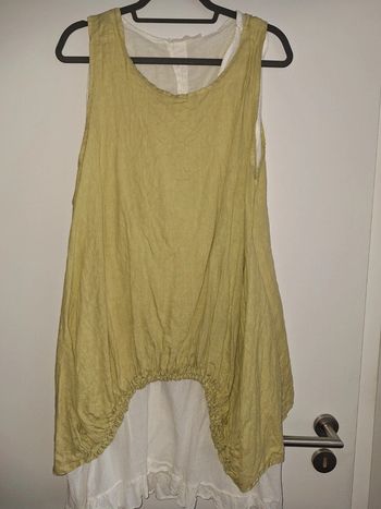 Robe sans manches anis taille unique