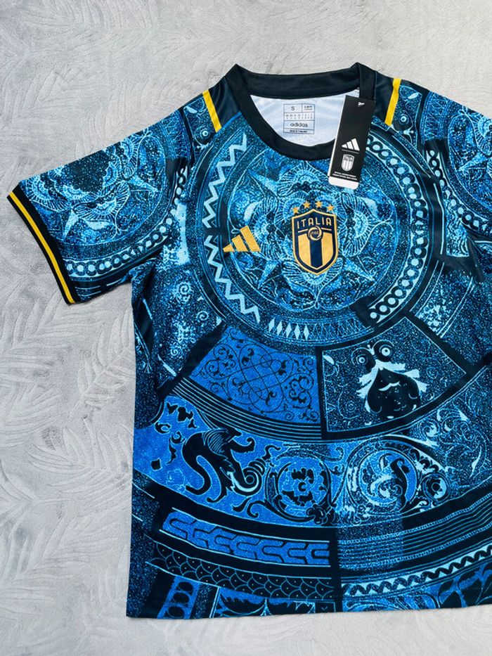 Maillot concept foot Italie bleu motif taille S - photo numéro 2