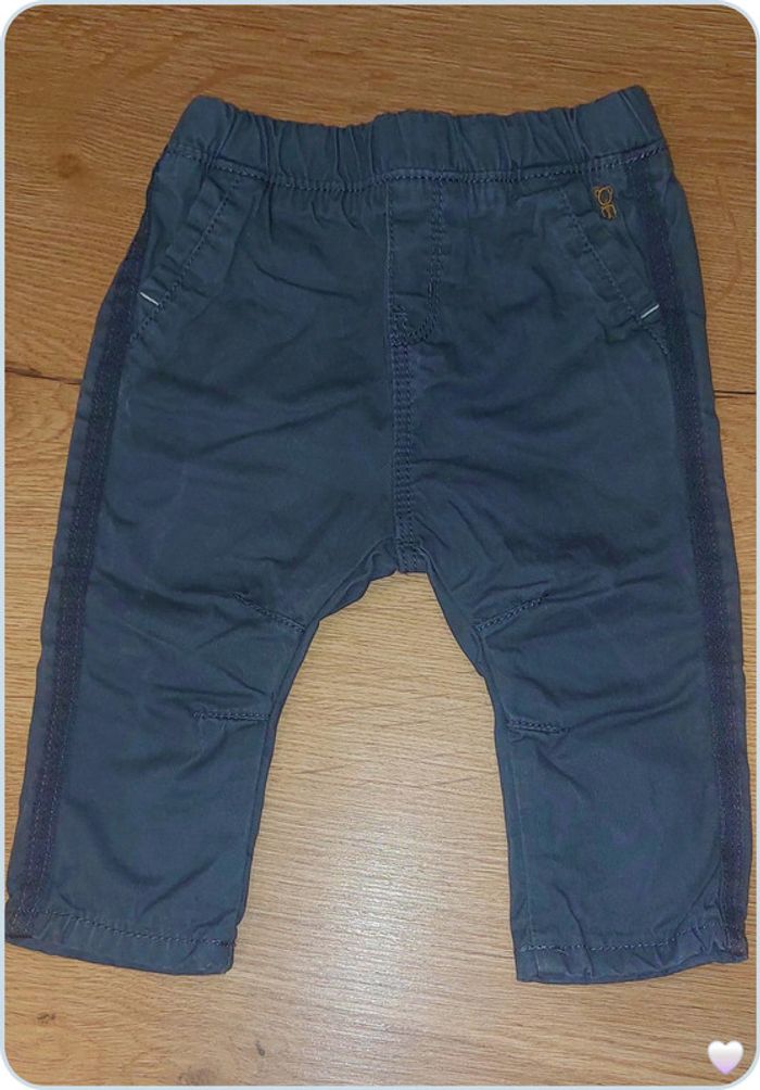 pantalon obaibi gris foncé 6 mois