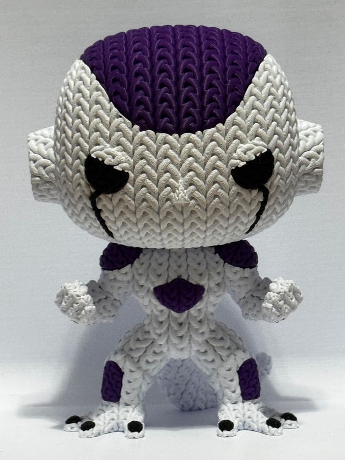 Figurine freezer version tricoté