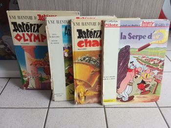 Lot de 4 bd ancienne collection Astérix et Obélix, vintage