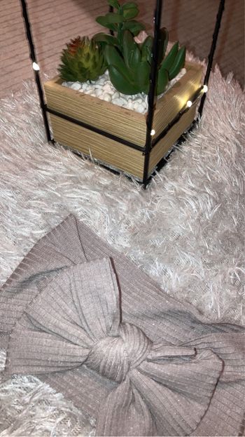 Bandeau bébé beige/nude