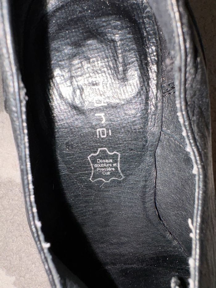 Bottines en cuir noir André Taille 37 - photo numéro 5
