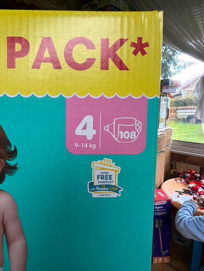 Couche taille 4 Pampers : 216couches - photo numéro 4