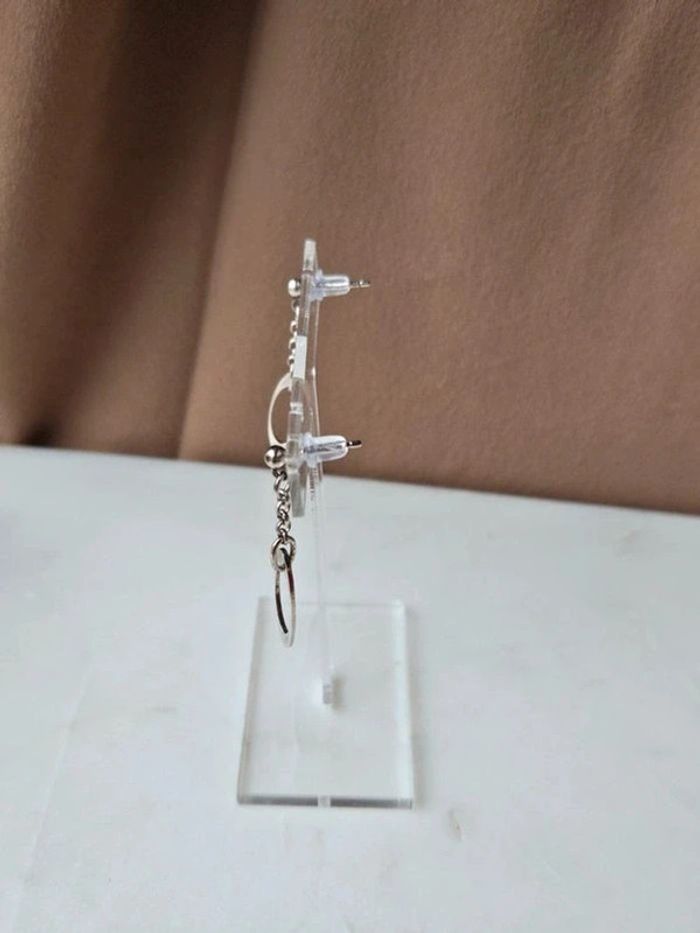 🔅 boucles d'oreilles en argent 925 - photo numéro 3