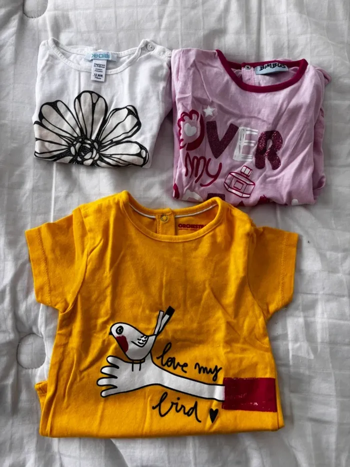 Lot, T-shirt manches courtes