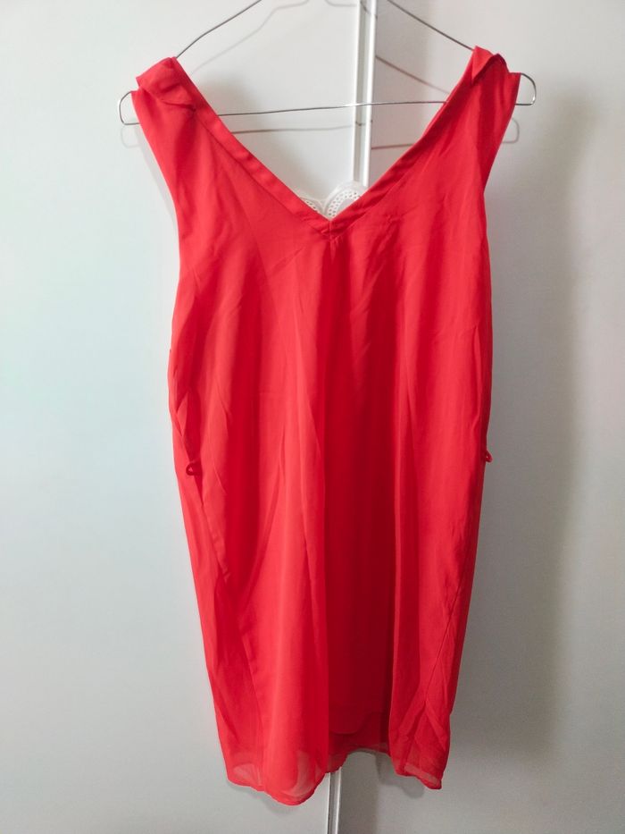 Robe corail Naf Naf taille 36 - photo numéro 4