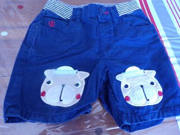 Short 9/12 mois taille réglable H&M