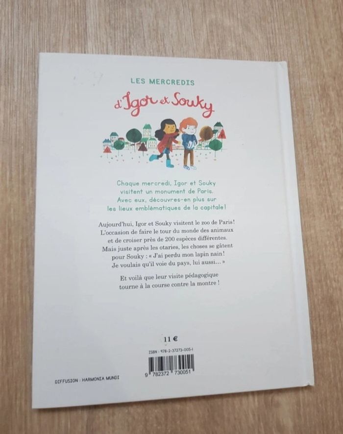 Livre Igor et Souky au zoo de Paris - photo numéro 2
