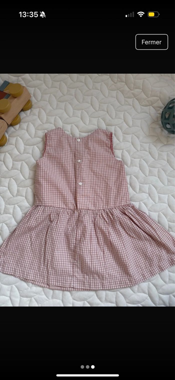 Robe Lola palacios 4 ans Vichy neuve - photo numéro 3