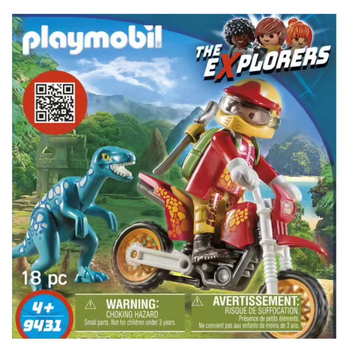Playmobil 9431 – Pilote de moto + Raptor - photo numéro 7