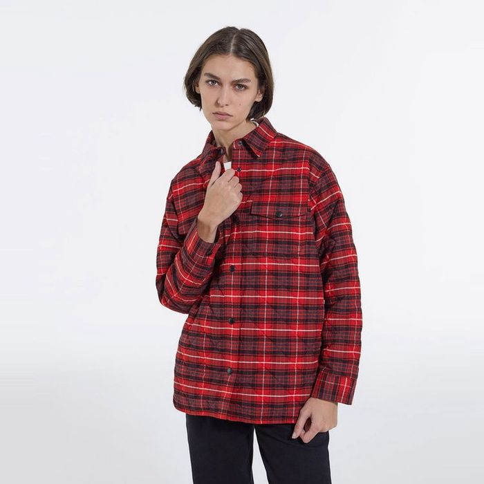 Veste-chemise matelassée à carreaux rouges – The Kooples – Taille 1 – Neuve avec étiquette - photo numéro 9