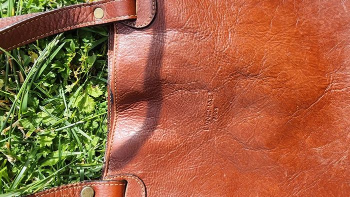 Adorable sac à main porté epaules en cuir vintage - photo numéro 6