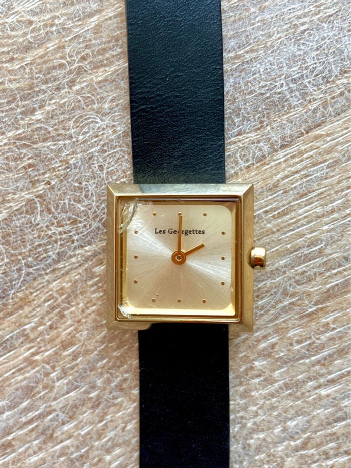 Les Georgettes By Altesse Montre bracelet réversible noir / blanc, Boîtier l'Absolue carré - photo numéro 8