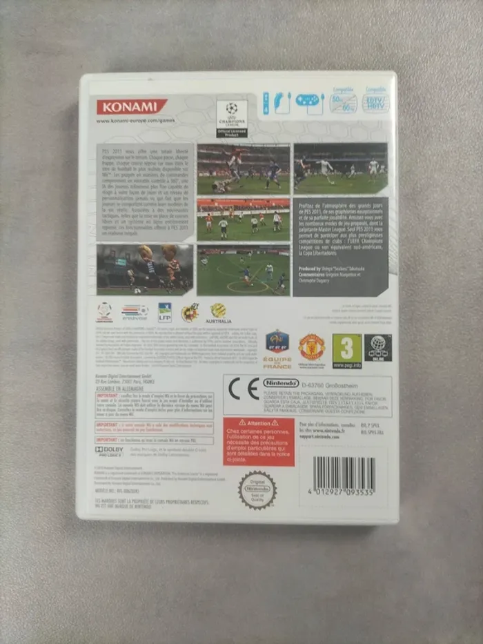 Jeu Wii – PES 2011 : Pro Evolution Soccer - photo numéro 2