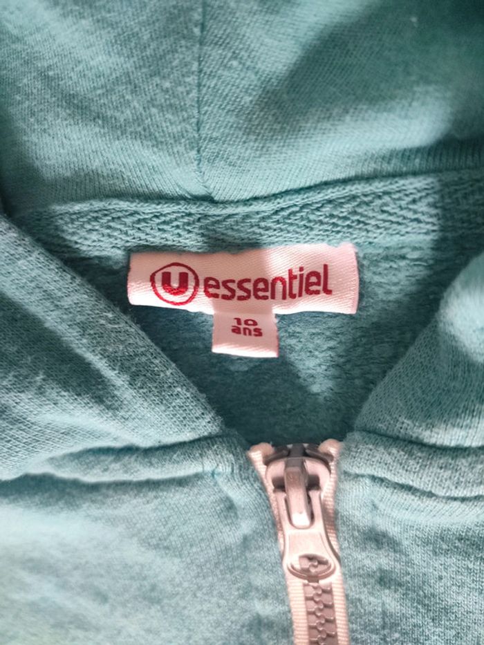 Veste zippée à capuche 10 ans - photo numéro 2
