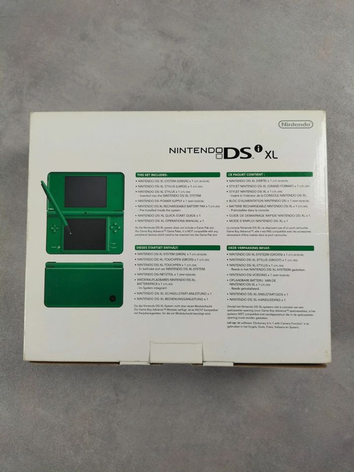 Console Nintendo DSi XL – Édition verte – Complète en boîte - photo numéro 2