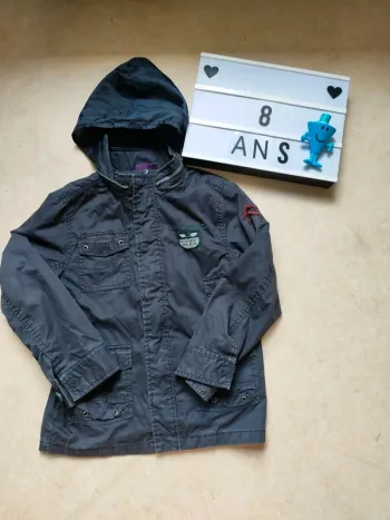 Veste légère à capuche 8 ans Sergent major