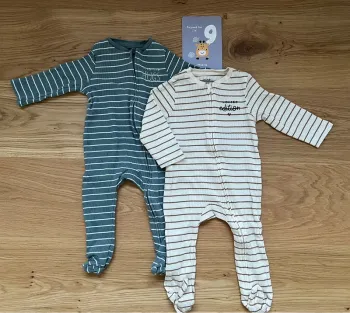 Lot de 2 pyjamas très léger - Ouverture sur le devant