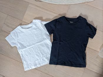 Lot de 2 t shirts coton bio 36 mois mixte monoprix