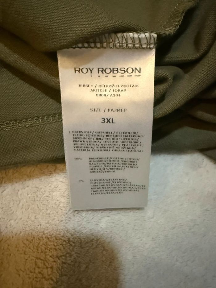 Roy Robson - Polo Kaki, taille 3XL - photo numéro 5