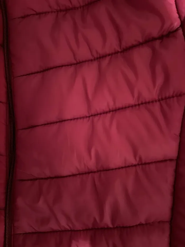 Belle doudoune fine matelassée rouge framboise Moran's L/40-XL/42 - photo numéro 4