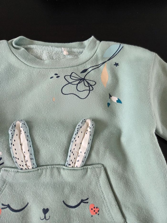 Ensemble Jogging Sweat Lapin 12 mois - photo numéro 4