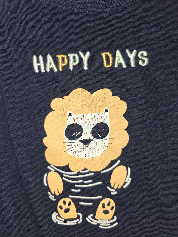 Tee shirt lion Happy day - photo numéro 2