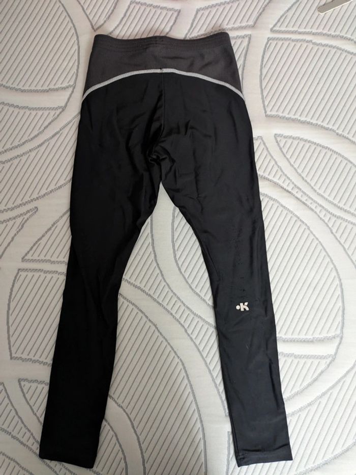Pantalon sous vêtement thermique kipsta noir 8 ans - photo numéro 3