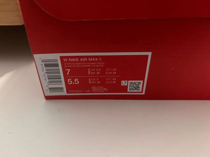 Nike Air Max 1 P.38 Neuves unisex - photo numéro 11