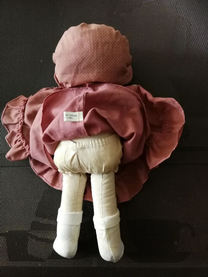 Poupée chiffon ancienne vintage fait main - photo numéro 6