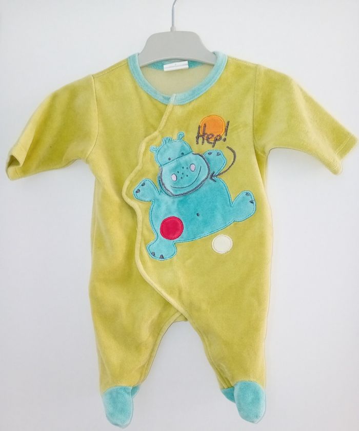 Pyjama d'hiver coloré mignon et chaud taille 1 mois