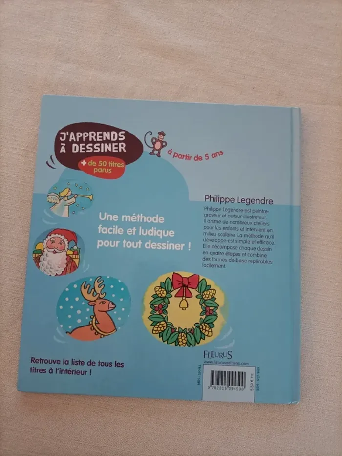 Livre J'apprends à dessiner Noël - photo numéro 2