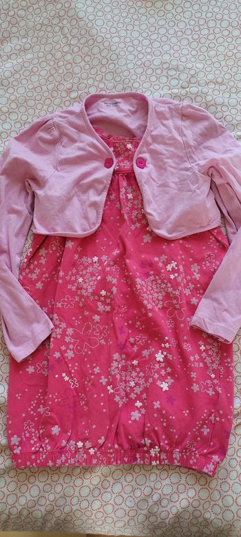 Robe avec gilet  Vertbaudet 8 ans