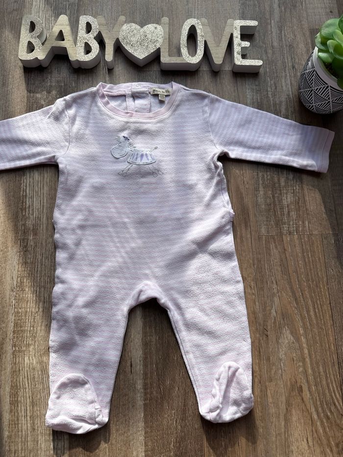 - Pyjama Grain de blé - 6 mois - bon état, bouloche