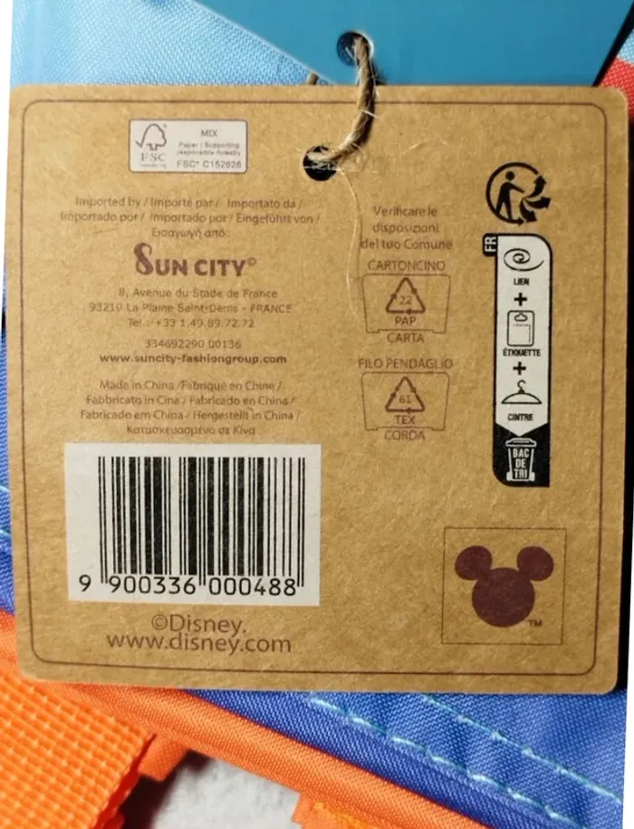 Sac à dos Stitch Enfant Officiel Disney Plusieurs Poches Idéal sport, école, activité Neuf - photo numéro 6