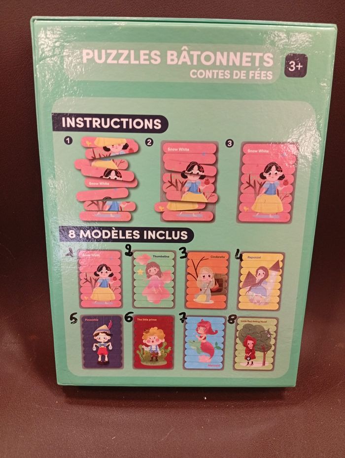 Puzzle bâtonnets Contes de Fées - photo numéro 2