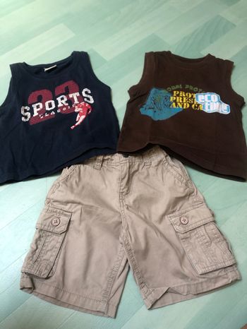 Bermuda et débardeurs