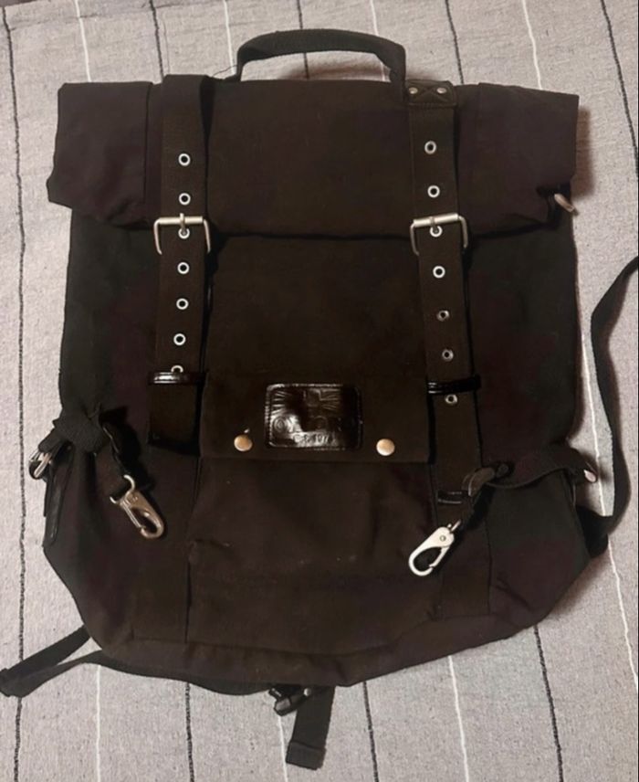 Sac à dos Oxford “Héritage” noir 30L