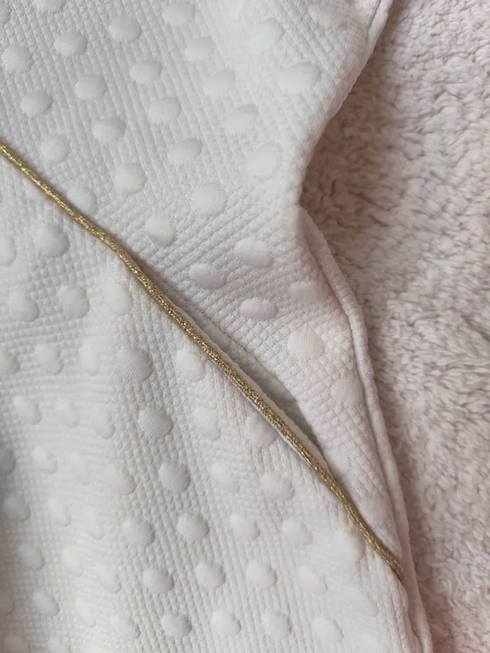 👗 Robe patineuse Billieblush – 3 ans – Blanche avec détails dorés - photo numéro 5