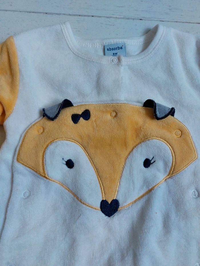 Pyjama en velours renard Absorba Taille 9 mois - photo numéro 3