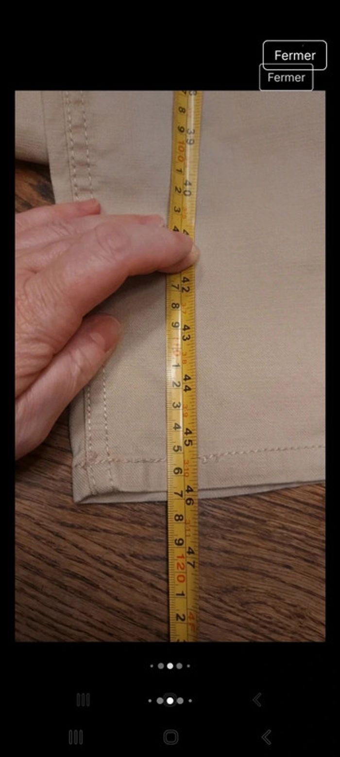 Pantalon coupe jeans beige Homme Lee W30 L34 - photo numéro 13