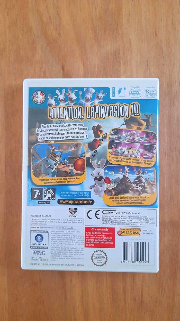 Jeu Wii – Rayman et les Lapins Crétins 🐰🎮 - photo numéro 2