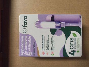 applicateur de tampon réutilisable lot de 2 boites neuf  
