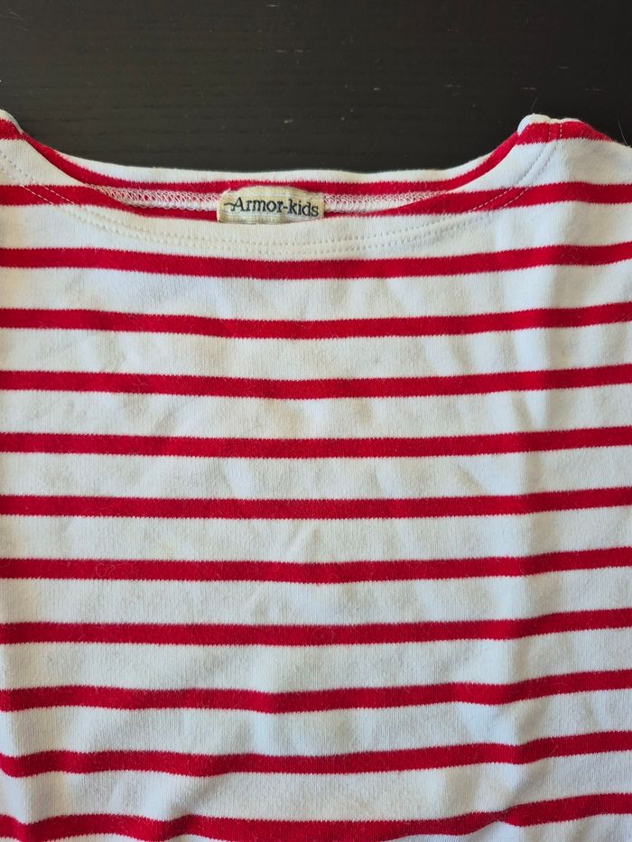 T-shirt Armor Lux taille 6 ans - photo numéro 2