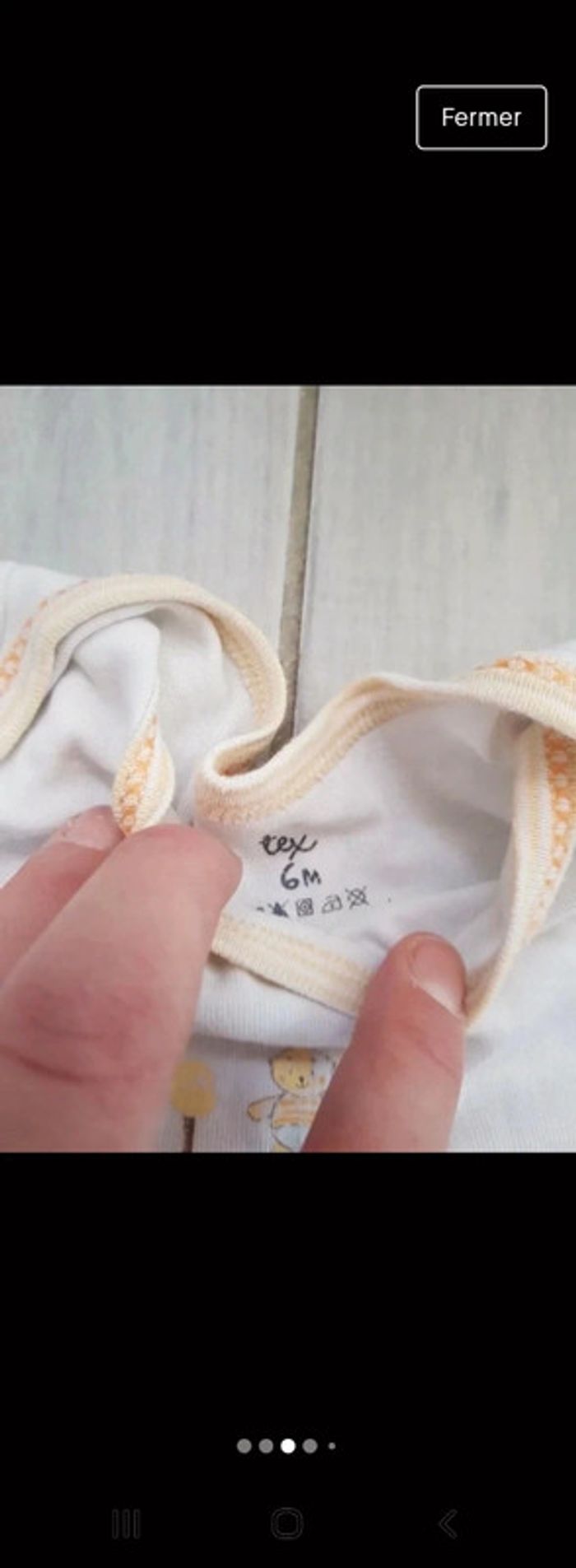 Lot de 4 bodies été fille 6mois - photo numéro 3