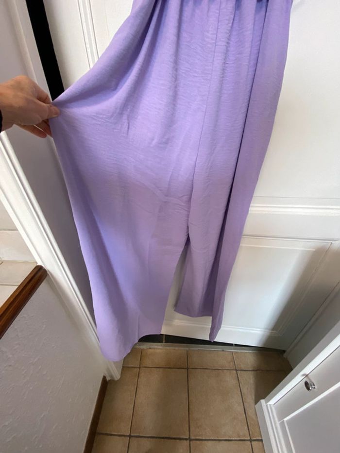 Combinaison légère neuve à bretelles extensibles lilas Dressy New Collection TU - photo numéro 7