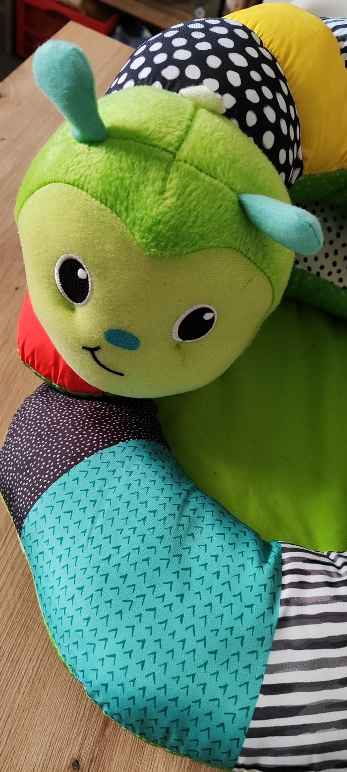 Coussin d'apprentissage chenille/neuf - photo numéro 2